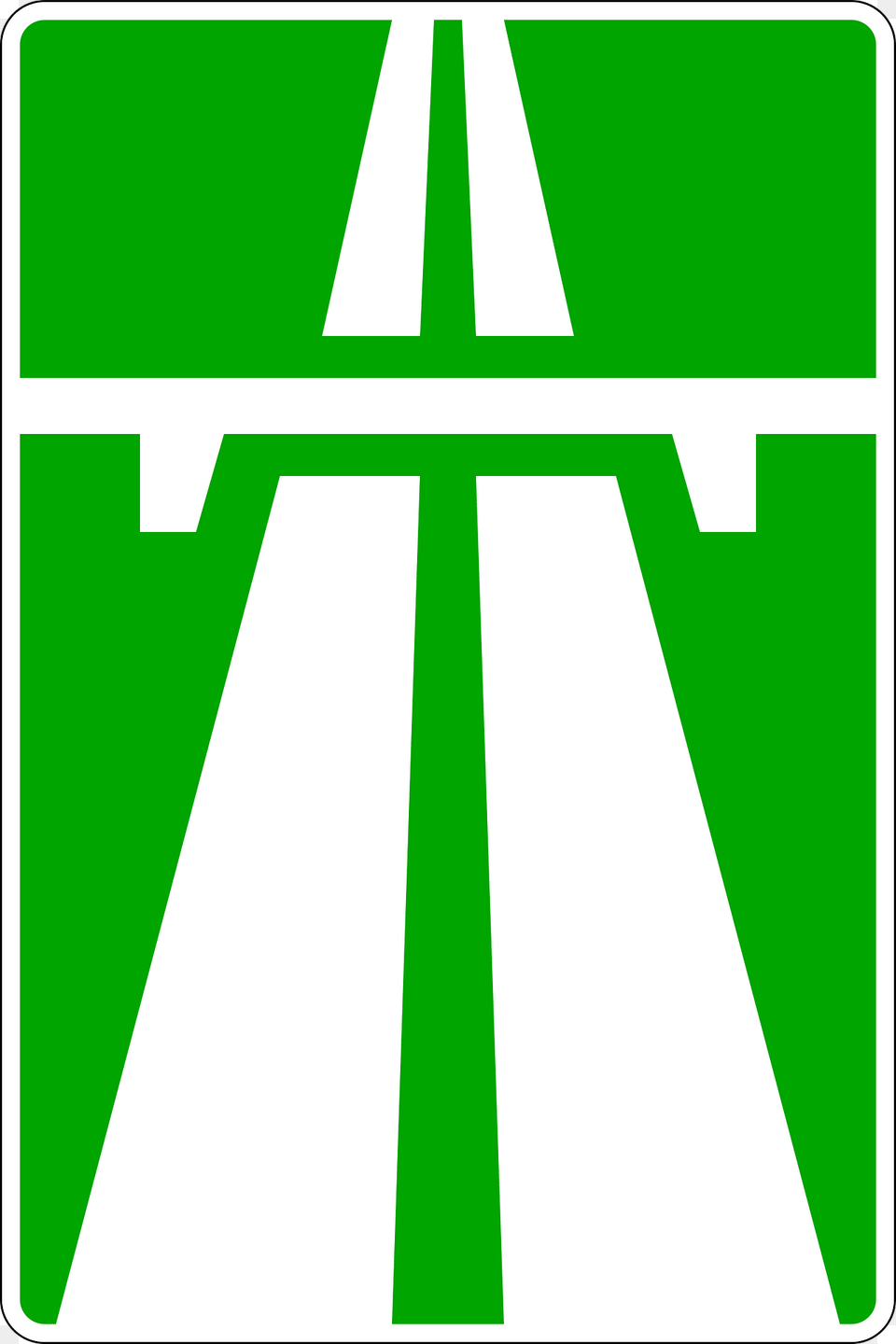Motorway Clipart, Sign, Symbol Free Png Download