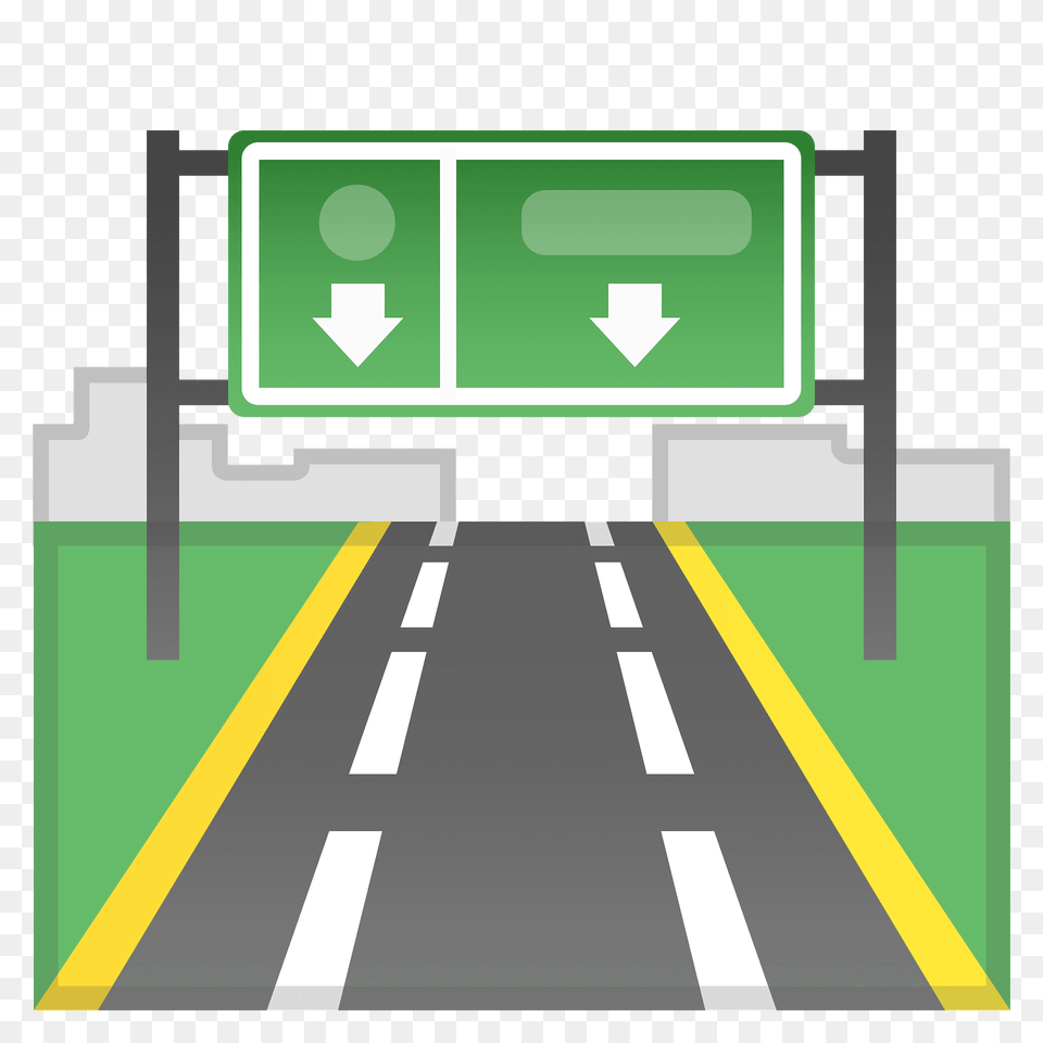Motorway Emoji Clipart, Freeway, Road, First Aid, Highway Png