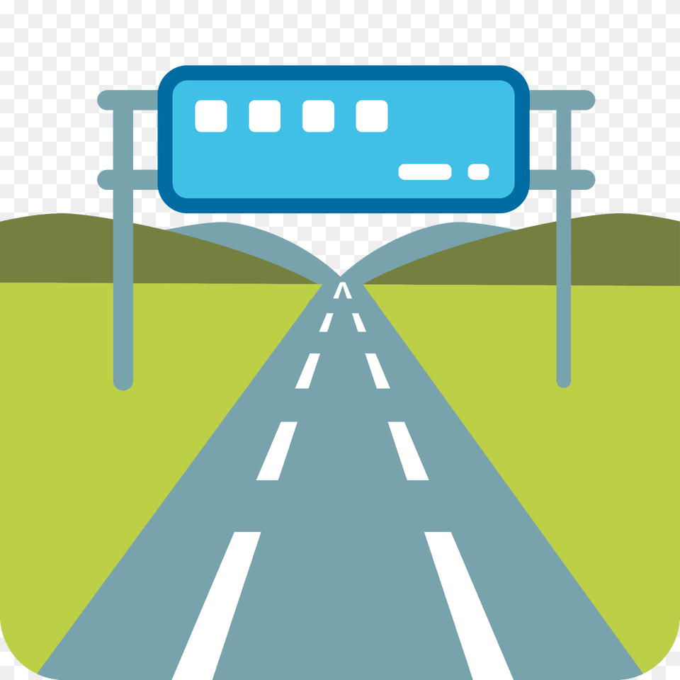 Motorway Emoji Clipart, Freeway, Highway, Road, City Png