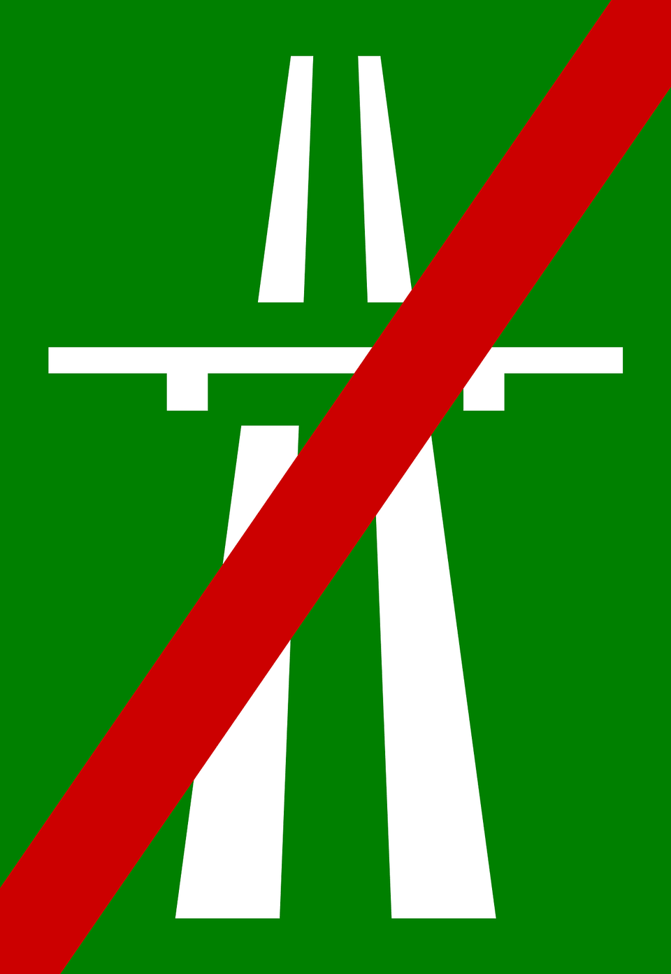 Motorway Ends Sign In Greece Clipart, Cutlery, Fork Free Transparent Png