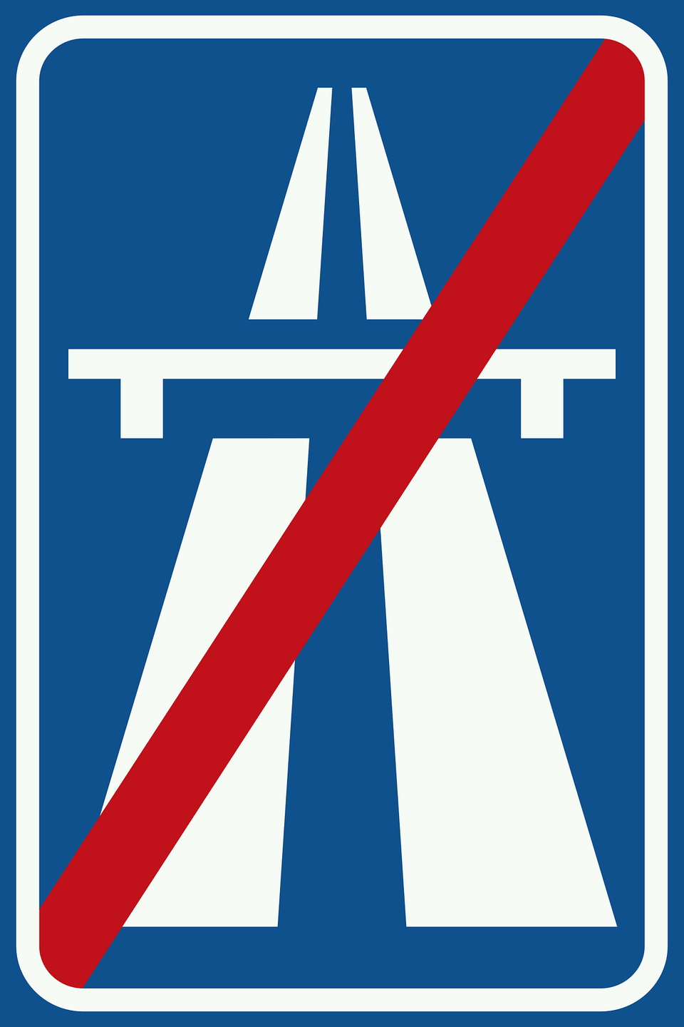 Motorway Ends Sign In Netherlands Clipart, Symbol, Rocket, Weapon, Road Sign Free Transparent Png