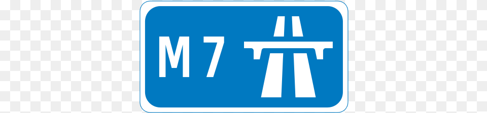 Motorway Logo M1 Motorway Sign, Symbol, First Aid, Road Sign Free Png Download