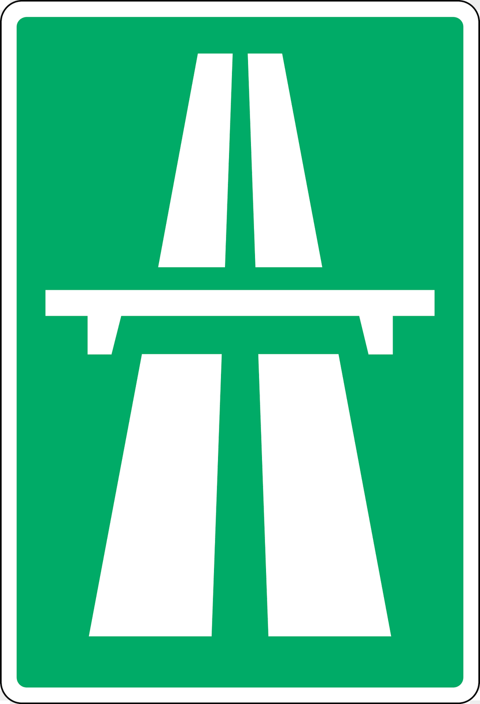Motorway Sign In Denmark Clipart, First Aid, Symbol, Road Sign Free Png Download
