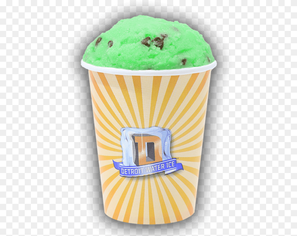 Motown Mint And The Chips Detroit Water Ice Factory, Cream, Dessert, Food, Ice Cream Png Image