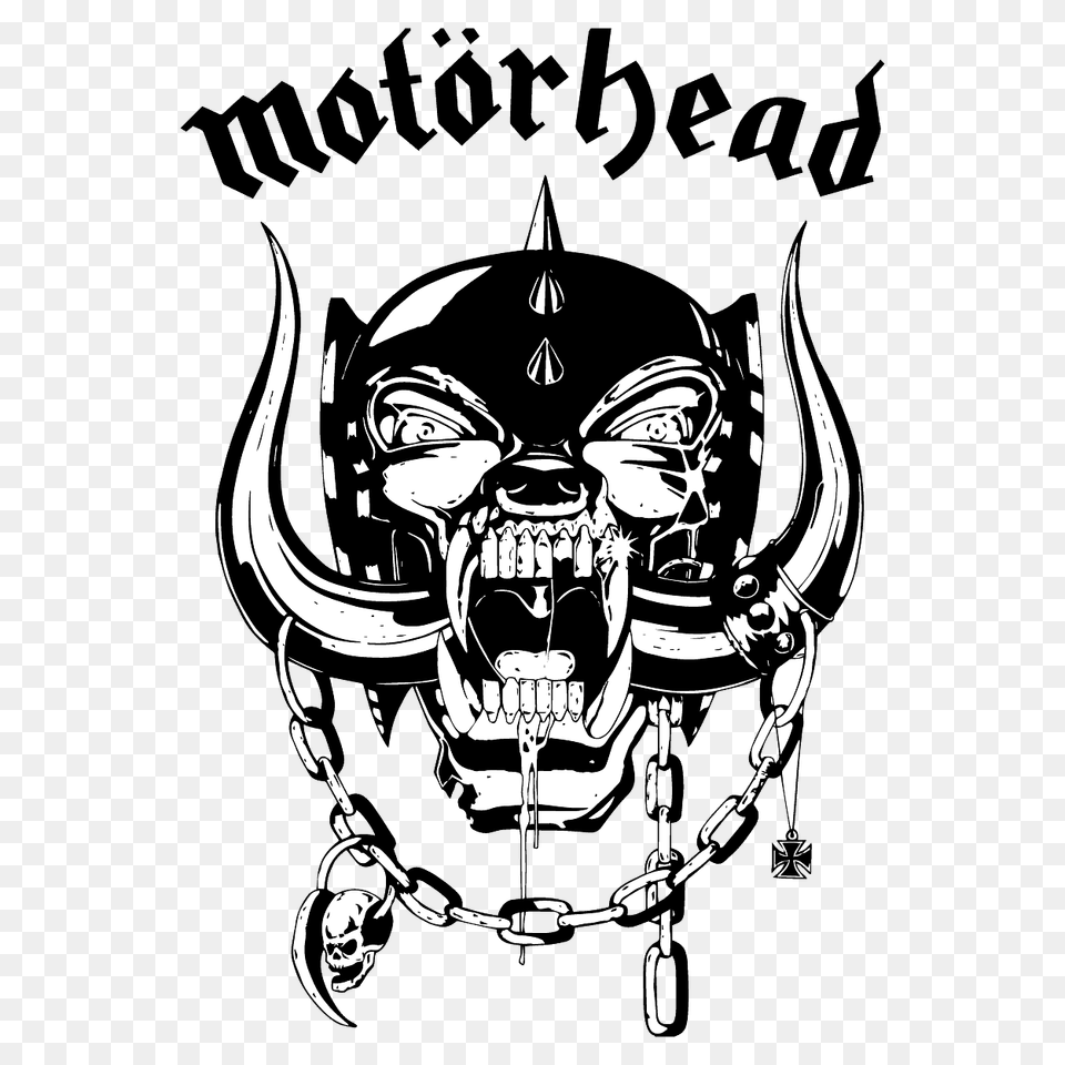 Motrhead Logo, Emblem, Symbol, Person, Pirate Png Image
