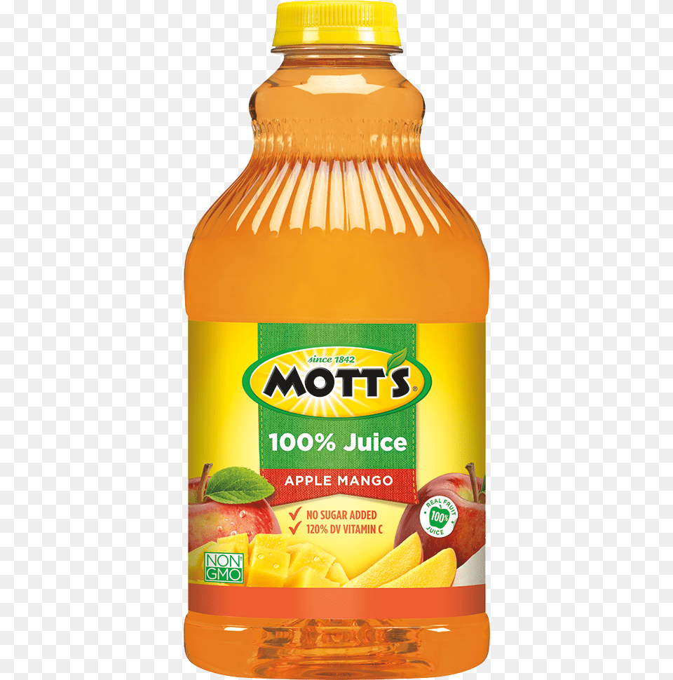 Motts Apple Juice, Beverage, Food, Fruit, Plant Png Image