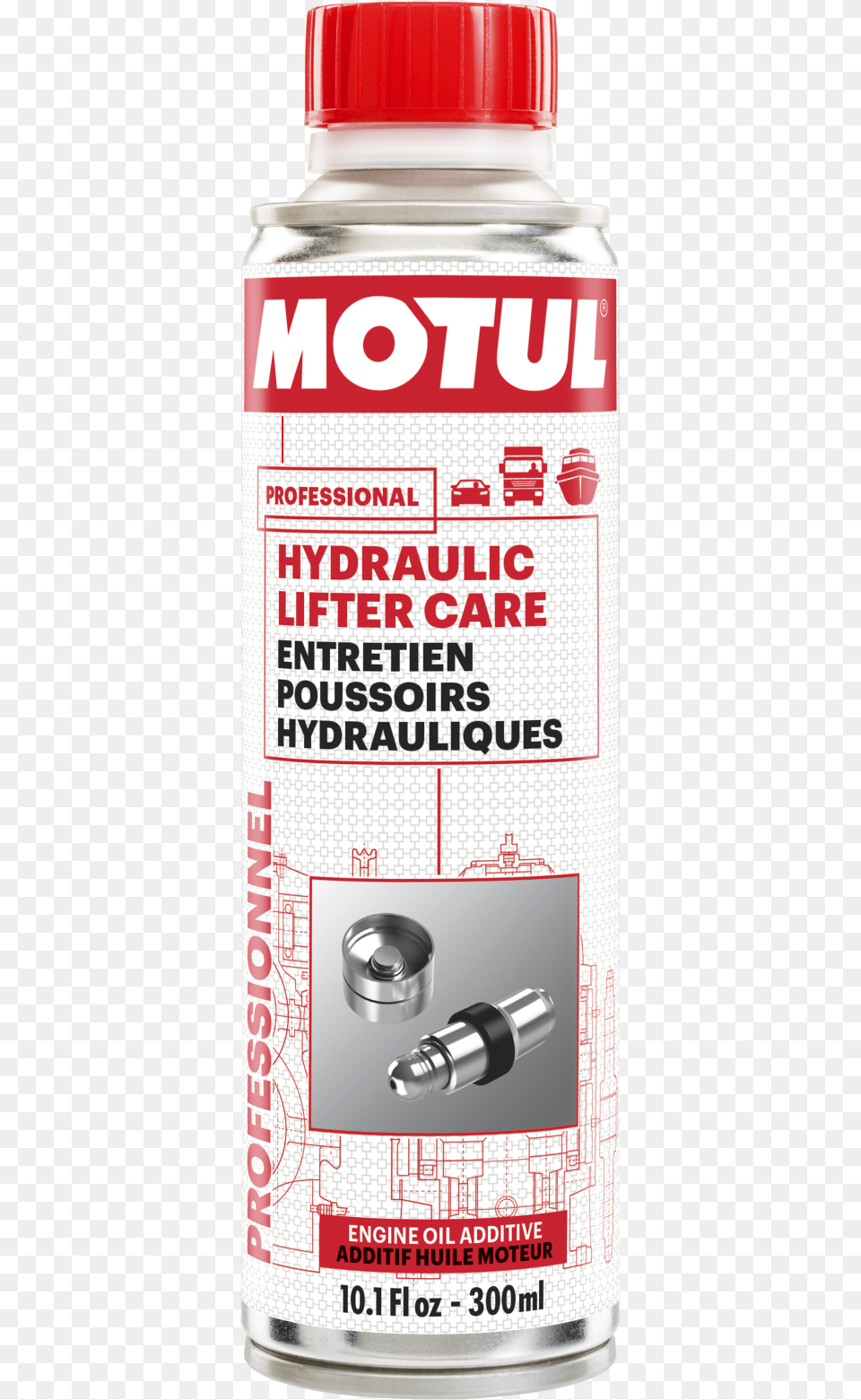 Motul 300ml Hydraulic Lifter Care Additiveclass Motul Hydraulic Lifter Care, Can, Tin Free Png Download