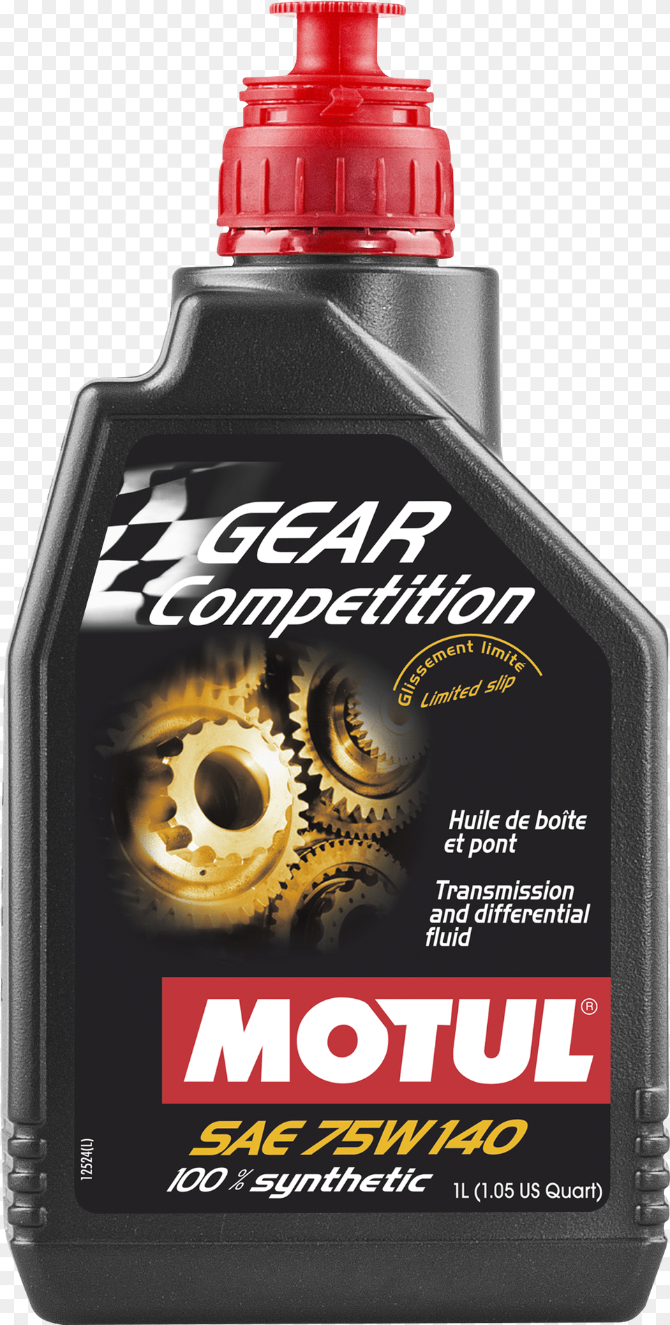 Motul Gear Competition 75w 140 1 L, Bottle, Cosmetics, Perfume, Machine Png Image