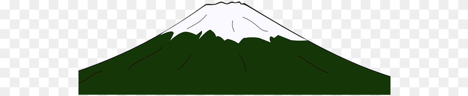Mount Fuji Clipart Volcanic Mountain Stratovolcano, Nature, Outdoors, Volcano, Blackboard Free Transparent Png