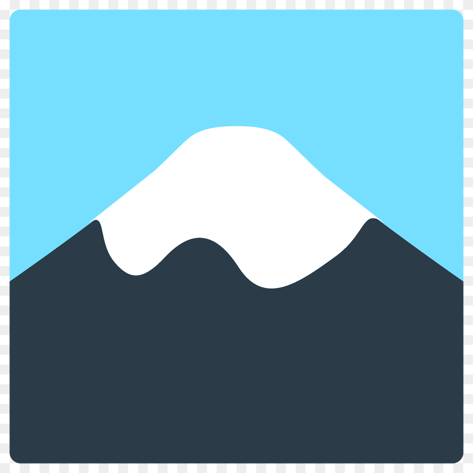 Mount Fuji Emoji Clipart, Mountain, Nature, Outdoors, Mountain Range Free Png Download