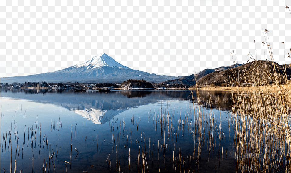 Mount Fuji Landscape Nature Natural Beauty Of Mount Fuji, Water, Scenery, Outdoors, Land Png