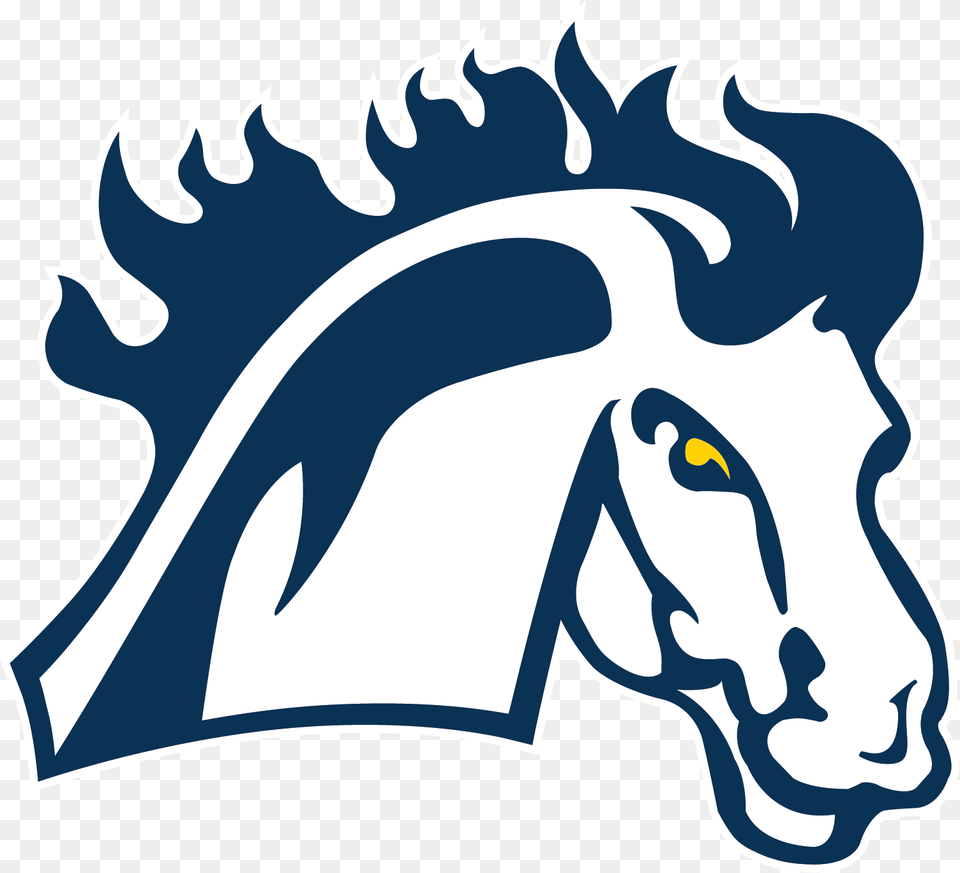 Mount Mercy Mustangs Logo Mount Mercy University Mustangs, Stencil, Animal, Kangaroo, Mammal Png Image
