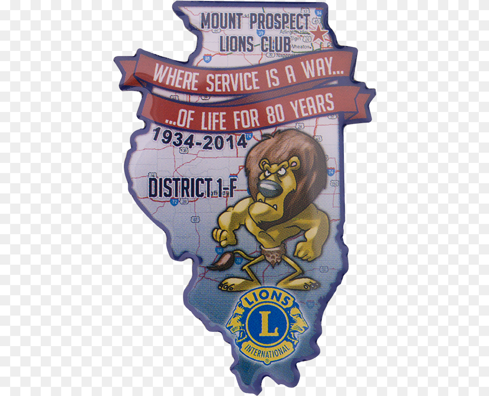 Mount Prospect Lions Club 80th Pin Lions Club International, Badge, Logo, Symbol, Baby Free Transparent Png