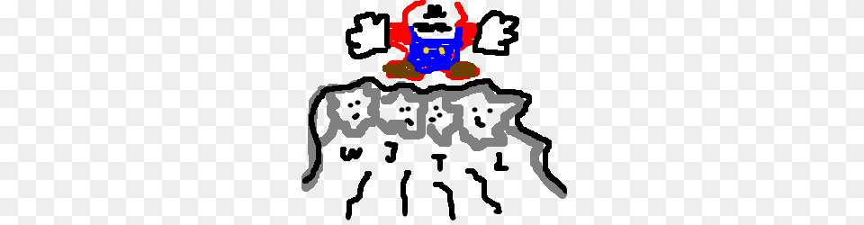 Mount Rushmore Mario Edition, Baby, Person, Face, Head Free Png Download