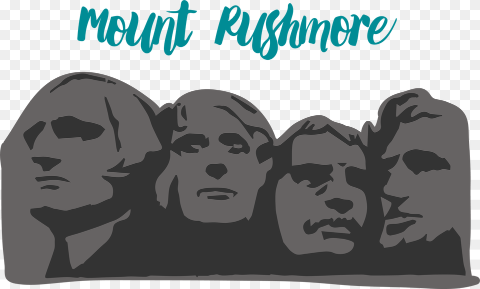 Mount Rushmore Svg Cut File Mount Rushmore Outline, Face, Head, Person Free Png