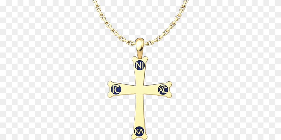 Mount Sinai Cross Gold Christian Cross, Accessories, Symbol, Pendant, Jewelry Png Image