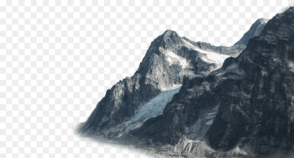 Mountain, Ice, Mountain Range, Nature, Outdoors Free Transparent Png