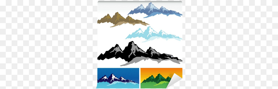 Mountain And Hills Icons Telangana Social Welfare Residential Educational Institutions, Glacier, Ice, Mountain Range, Nature Png Image