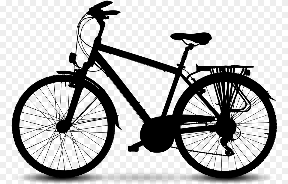 Mountain Bicycle Electric Bike Racing Road Clipart Cartoon Bike, Gray Free Transparent Png