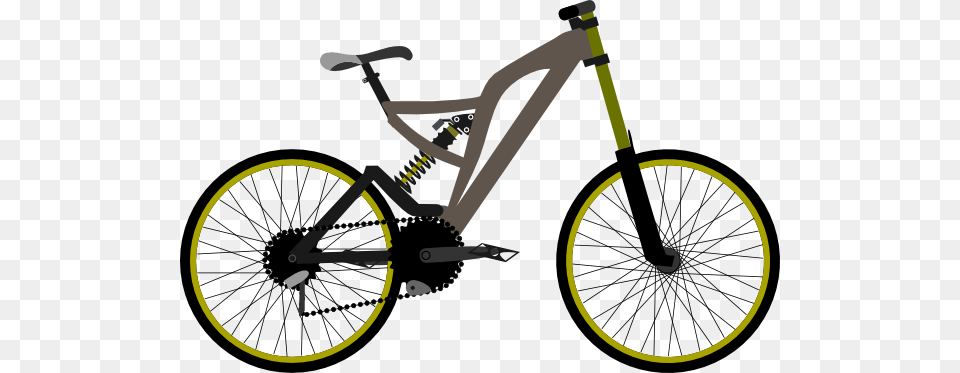 Mountain Bike Clip Art, Bicycle, Mountain Bike, Transportation, Vehicle Png Image
