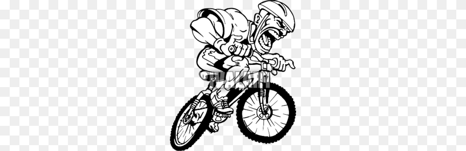 Mountain Bike Rider Clipart, Motorcycle, Transportation, Vehicle, Baby Png