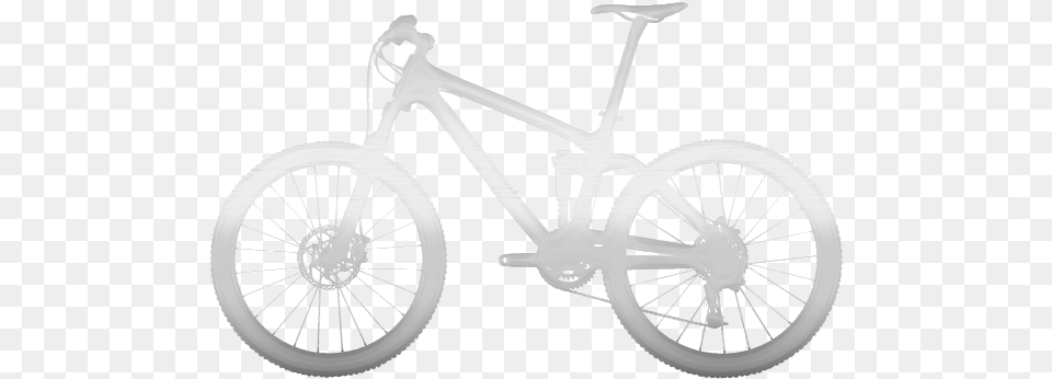 Mountain Bike Silhouette Gray, Bicycle, Transportation, Vehicle, Machine Free Transparent Png