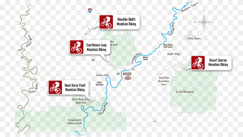 Mountain Biking Fisher Towers Rafting Map, Chart, Plot, Neighborhood, Person Free Png Download