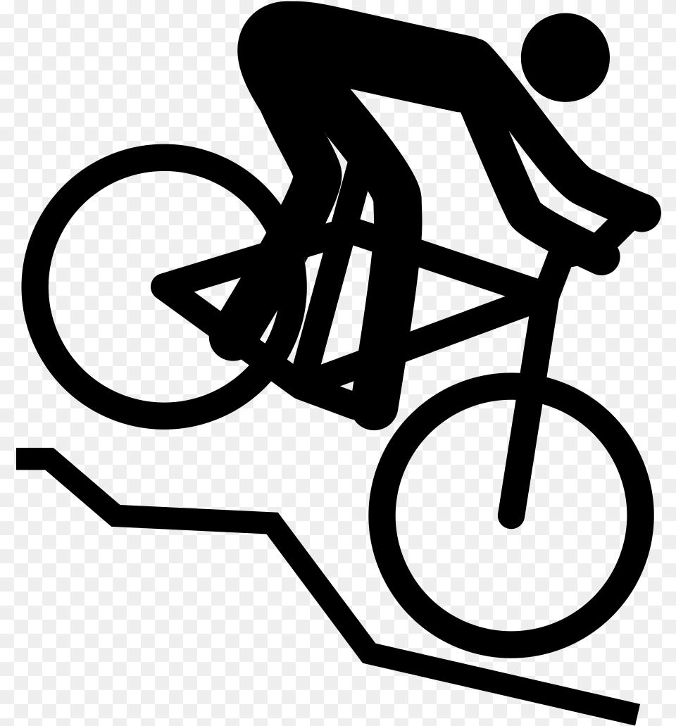 Mountain Biking Icon, Lighting Free Transparent Png