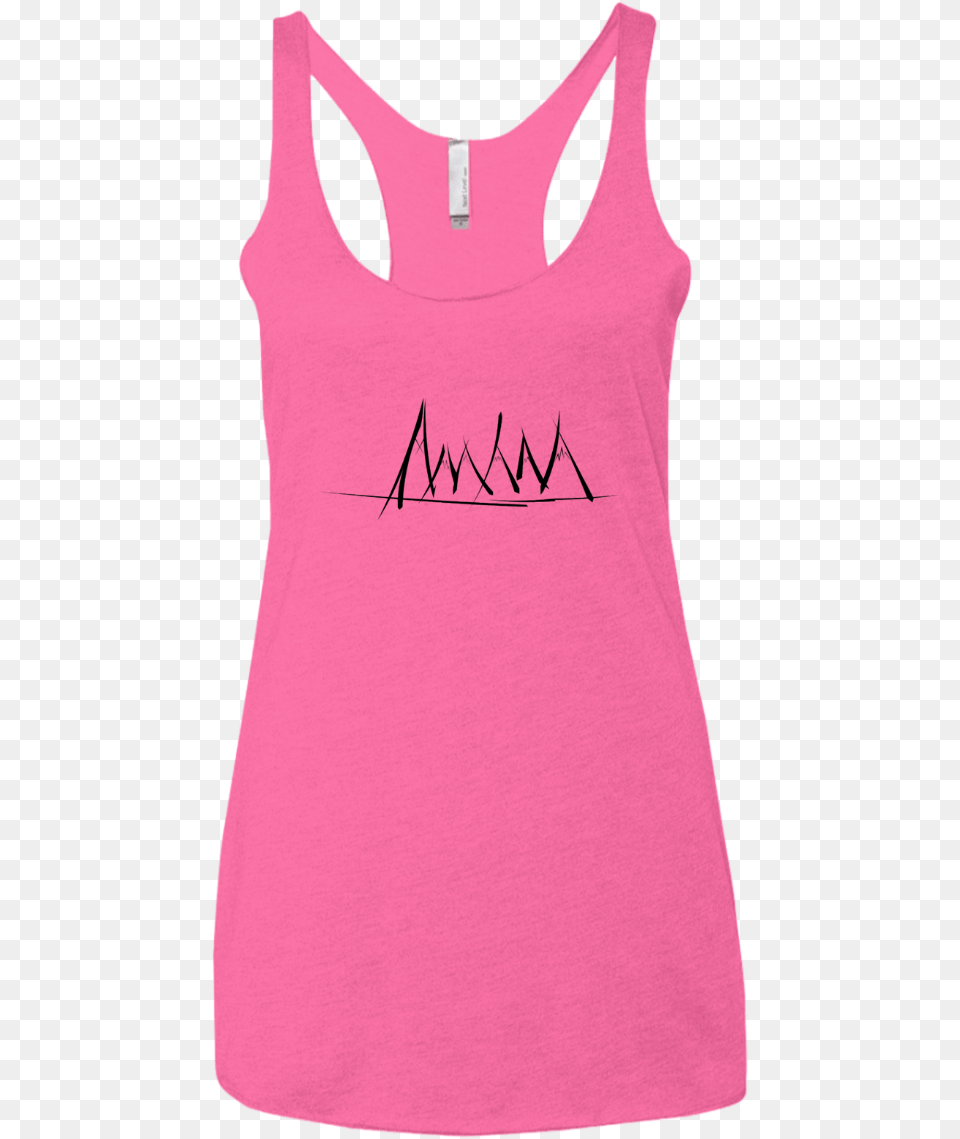 Mountain Brush Strokes Women S Triblend Racerback Tank, Clothing, Tank Top Free Png Download