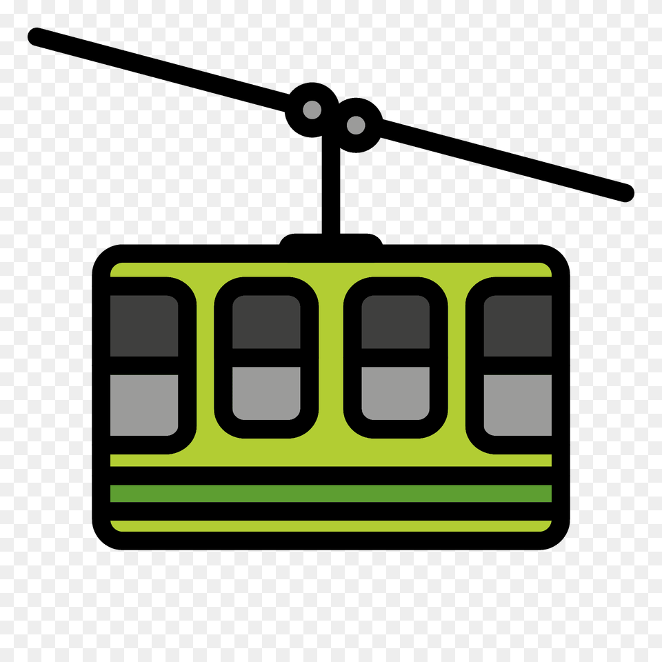 Mountain Cableway Emoji Clipart, Cable Car, Transportation, Vehicle, Aircraft Png Image