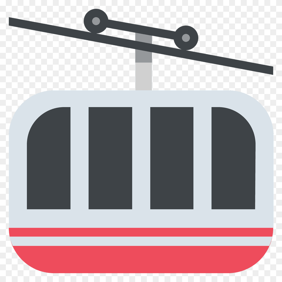 Mountain Cableway Emoji Clipart, Cable Car, Transportation, Vehicle, Mace Club Png