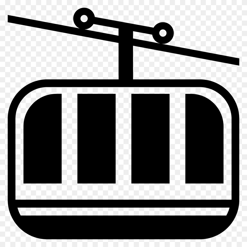 Mountain Cableway Emoji Clipart, Cable Car, Transportation, Vehicle, Gas Pump Free Transparent Png
