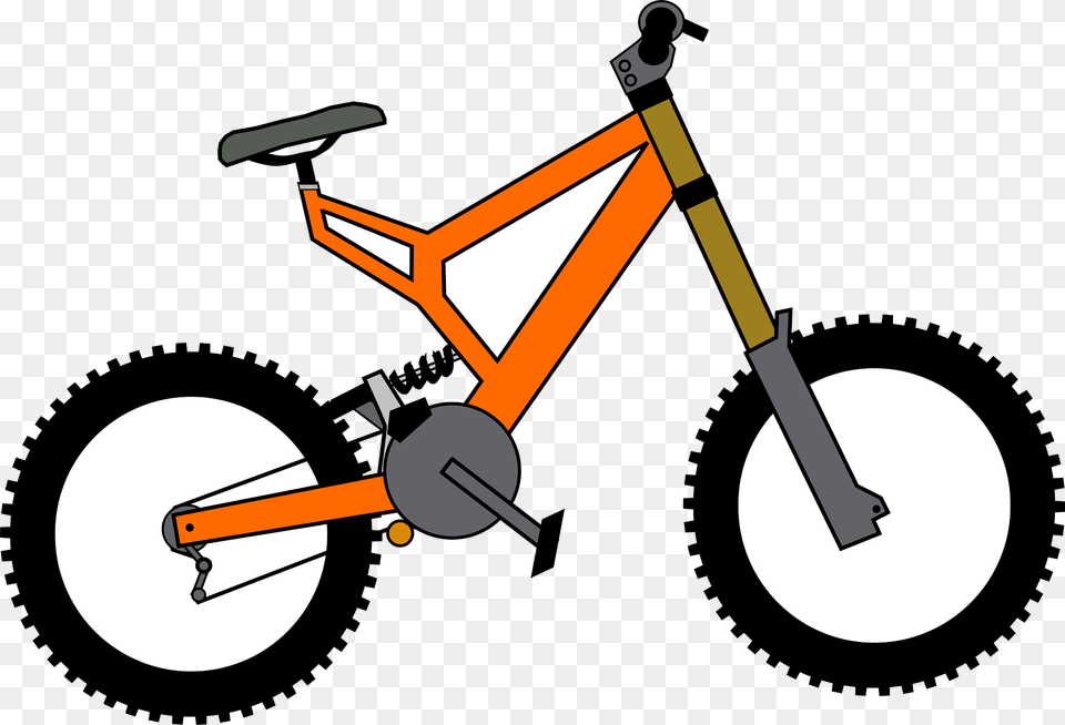 Mountain Clipart, Bicycle, Vehicle, Transportation, Device Png Image