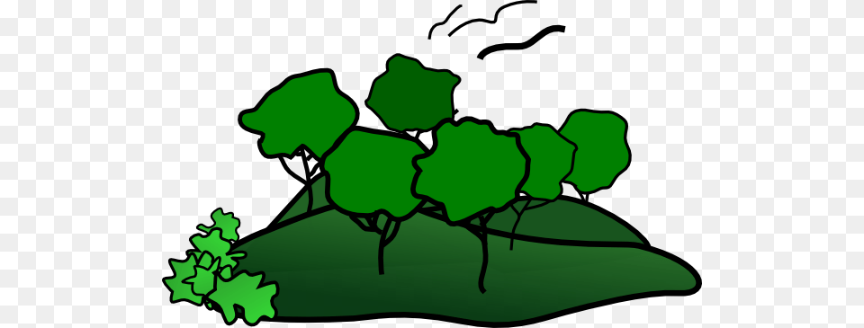 Mountain Clipart, Green, Leaf, Plant, Baby Png Image