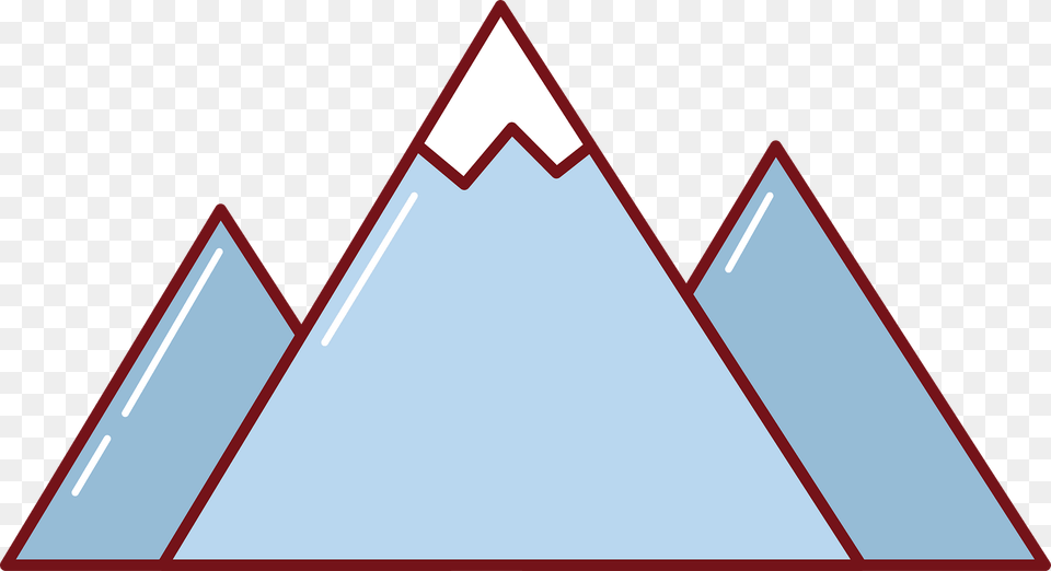 Mountain Clipart, Triangle Free Transparent Png