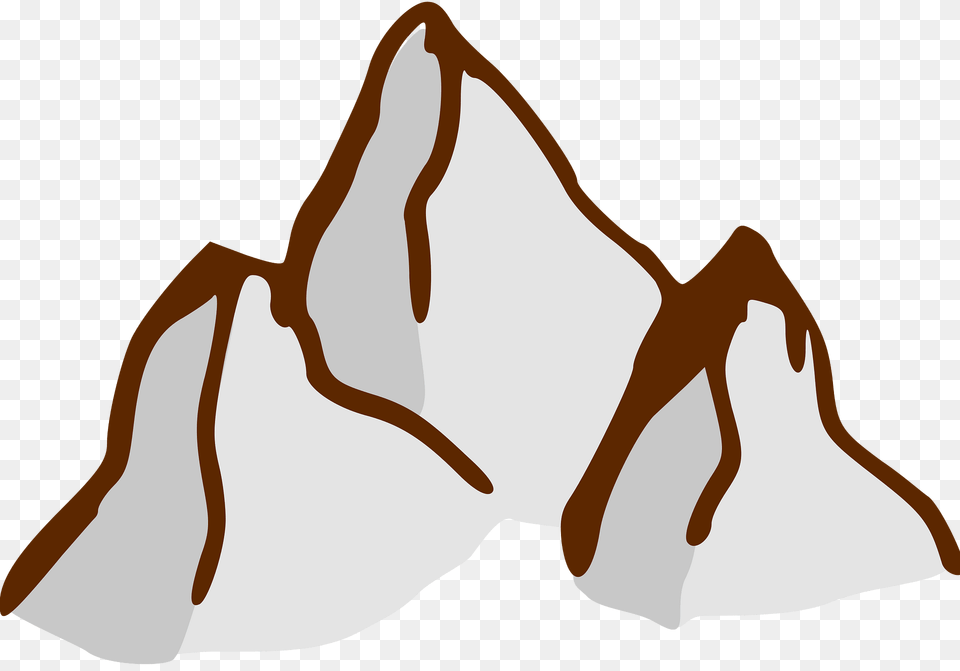 Mountain Clipart, Mountain Range, Nature, Outdoors, Peak Png Image