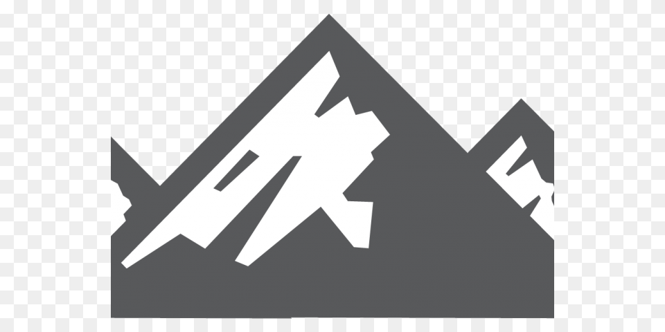 Mountain Clipart, Stencil, Weapon, Logo Png Image