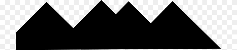 Mountain Clipart, Gray Free Png