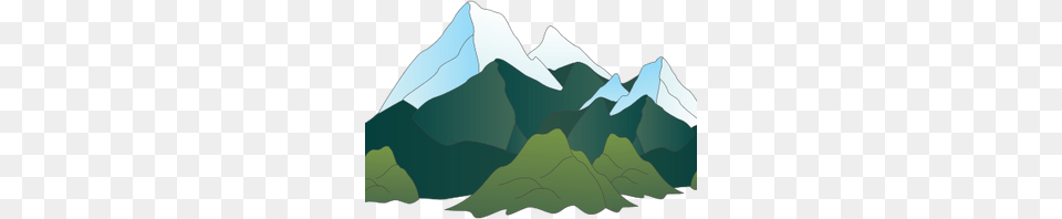 Mountain Clipart Image, Ice, Mountain Range, Nature, Outdoors Free Png