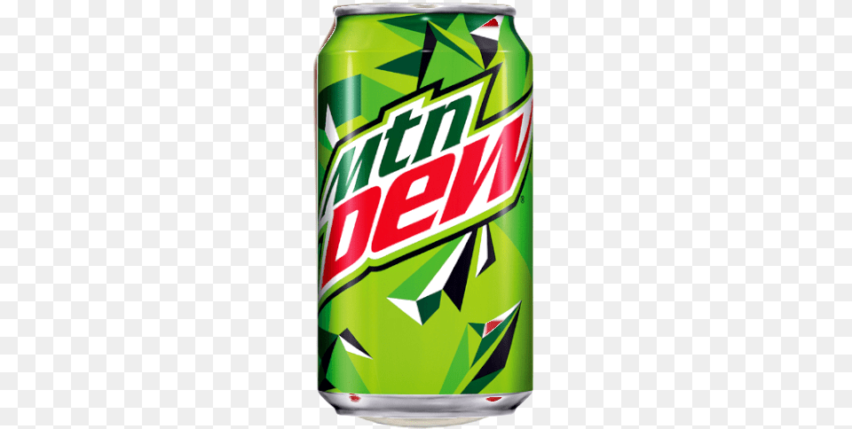 Mountain Dew, Can, Tin, Beverage, Soda Png Image