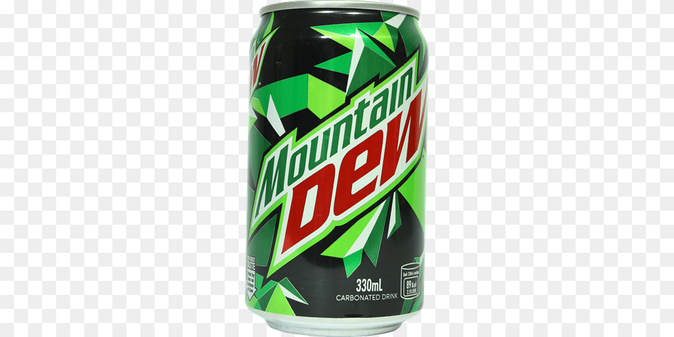 Mountain Dew An Energy Drink, Can, Tin Free Transparent Png