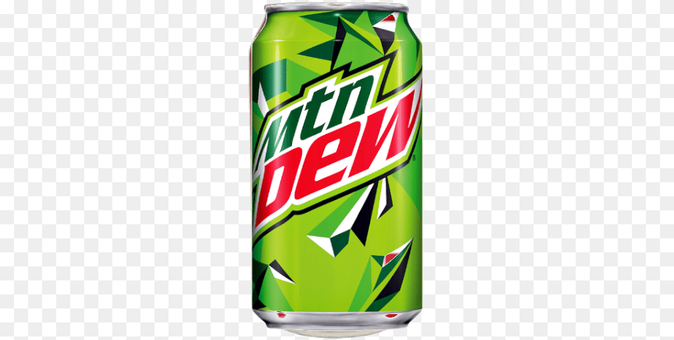 Mountain Dew Can, Tin, Beverage, Soda Free Transparent Png
