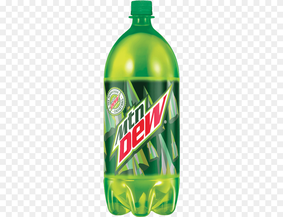 Mountain Dew Clipart Liter Soda Mountain Dew 2 L Bottle, Beverage, Pop Bottle, Can, Tin Free Png