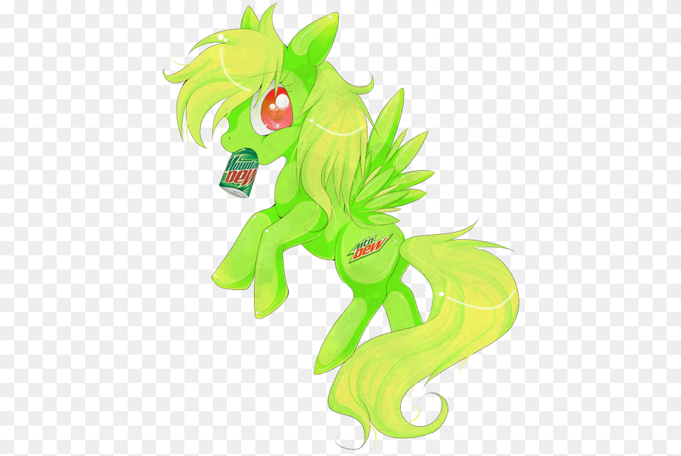 Mountain Dew Clipart Moutain Dew Unicorn Drinking Mountain Dew, Green, Art, Graphics Png