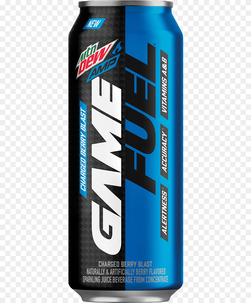 Mountain Dew Game Fuel, Tin, Alcohol, Beer, Beverage Png Image