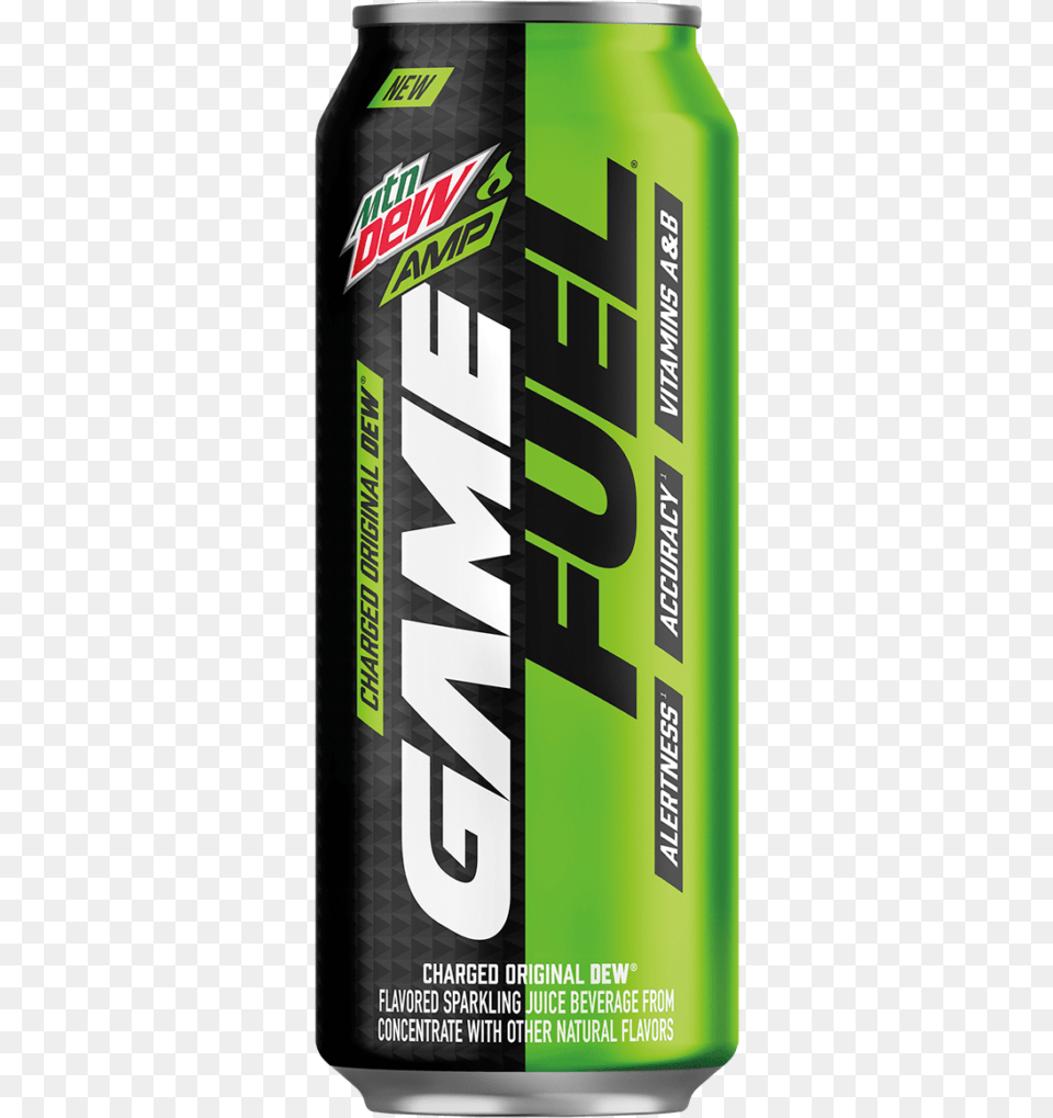 Mountain Dew Game Fuel, Can, Tin, Alcohol, Beer Png Image