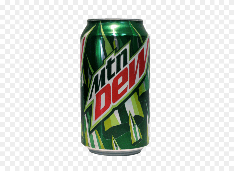 Mountain Dew Green Can, Tin Free Png