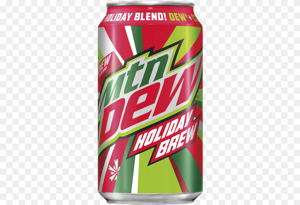 Mountain Dew Holiday Brew, Can, Tin, Beverage, Soda Free Png