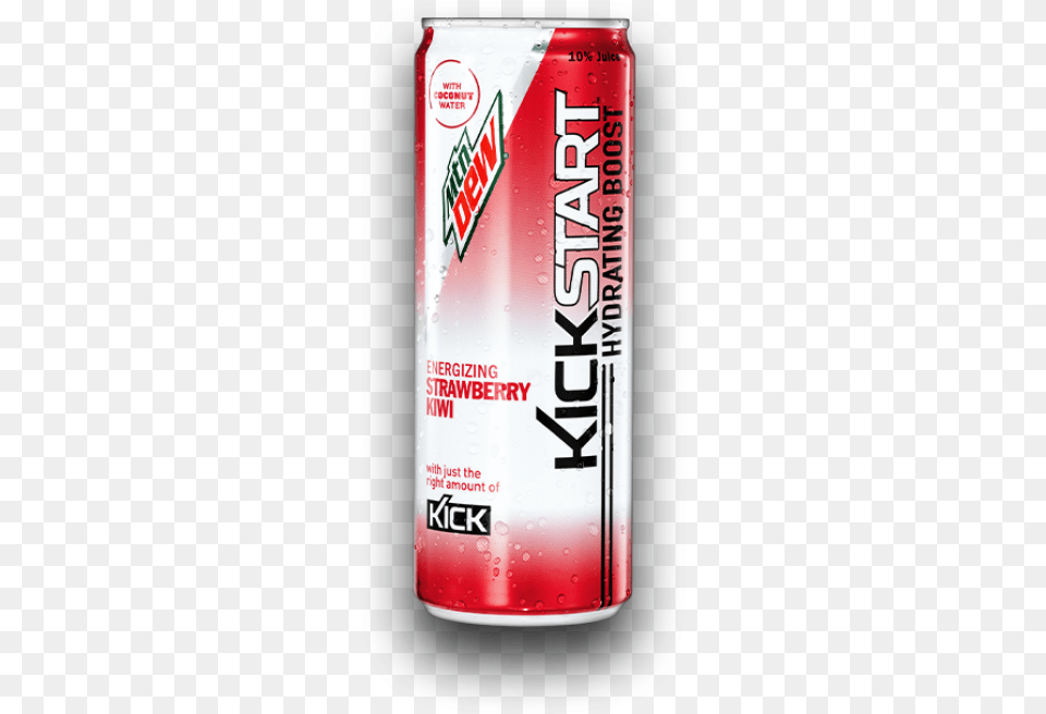 Mountain Dew Kickstart Strawberry Kiwi Quottitlequotmountain Sports Drink, Can, Tin Png Image