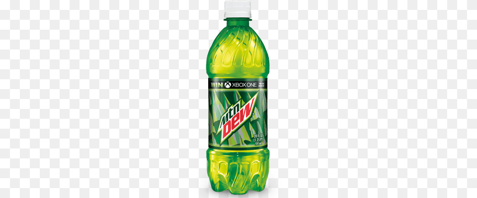 Mountain Dew Logo Transparent, Beverage, Bottle, Pop Bottle, Soda Free Png Download